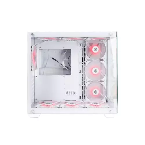 Revenger Base Dynamic Mid Tower ATX Desktop Case (White)-2