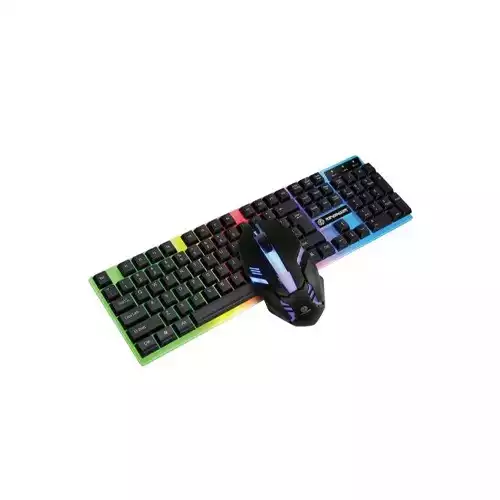Revenger RKM-24G Suspension Seven Colour Keyboard & Mouse Combo (Black)