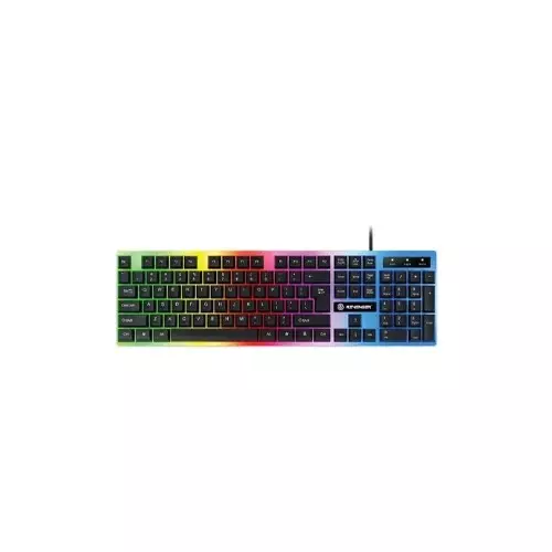 Revenger RKM-24G Suspension Seven Colour Keyboard & Mouse Combo (Black)-1