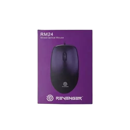REVENGER RM24 Wired Optical Mouse (Black)-1