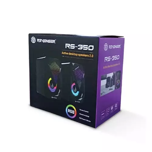 Revenger RS 350 USB Wired RGB Gaming Speaker - 2