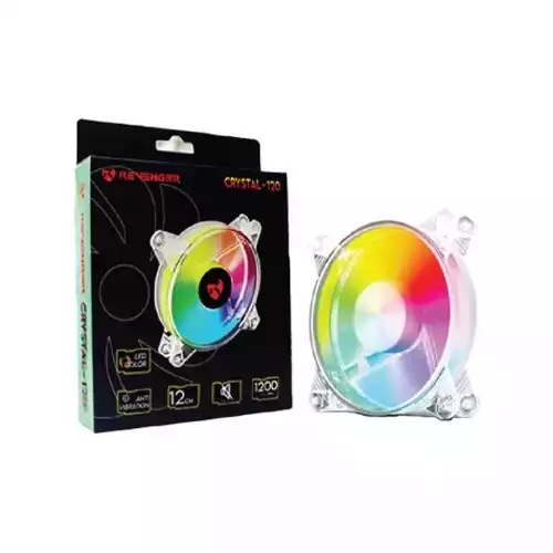 Revenger Crystal 120mm ARGB Casing Fan (White)