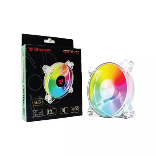 Revenger Crystal 120mm ARGB Casing Fan (White)