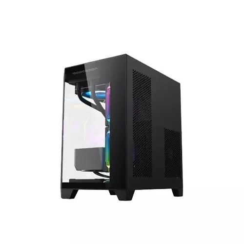 Revenger Air Box Mini ARGB Mid-Tower Gaming Desktop Case (Black)-gallery-3