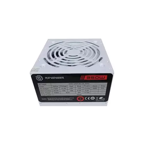 Revenger Lite/Low Power 80 Plus Non Modular 350W White Power Supply-gallery-2