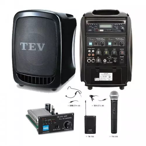 TEV-TA-300 Portable Speaker-Microphone Set