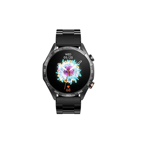 Haylou Solar 5 1.58 Inch AMOLED Display Smart Watch with Metallic Strap