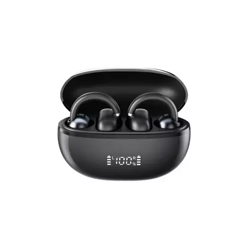 HAYLOU AirFree AI Noise Reduction Ear Clip Wireless Earbuds - Black