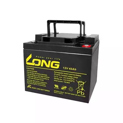 Long 12V 40Ah Rechargeable Sealed Lead Acid Battery for UPS