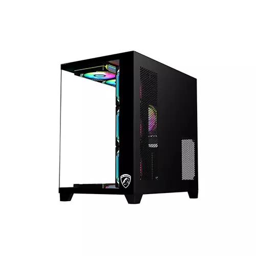 PC Power ICEBERG V3 10 Fans Mid Tower Gaming Casing (Black)-gallery-4