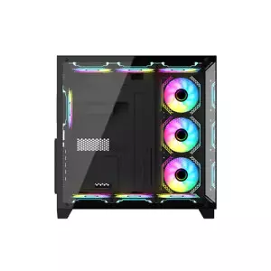 PC Power ICEBERG V3 10 Fans Mid Tower Gaming Casing (Black)-1