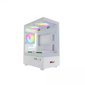 PC POWER GS670 SKYVIEW V2 3 FANS GAMING CASE WITH 550W PSU