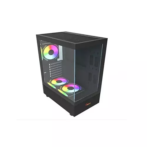 PC POWER Skyview Elite Casing With 3 FANS-gallery-2