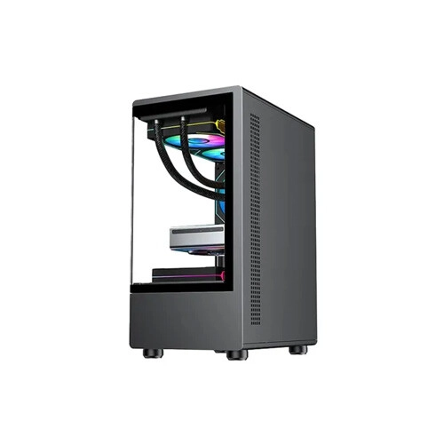 PC Power Vertical X2 Infinity BK Mid Tower Gaming Casing - 3