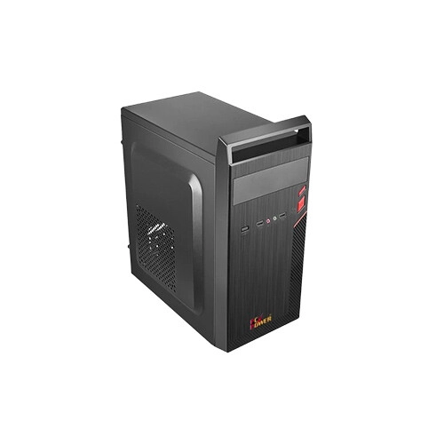 Pc Power PC-21 Mini ATX Desktop Case with PSU (Black) - 2