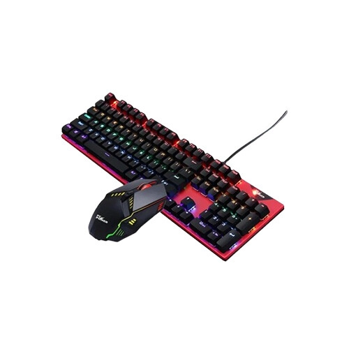 PC Power FLARE COMBO RGB Mechanical Keyboard and Mouse (BLUE SWITCH)