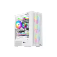 PC Power Air X Mesh Mid-Tower M-ATX Gaming Case (White)