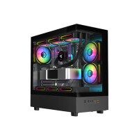 PC Power Horizon X2 Infinity Mid-Tower ATX Gaming Case (Black)