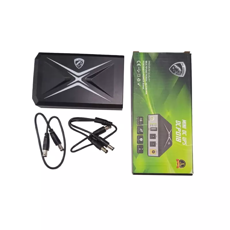 PC Power DCP018 10400mAh Mini DC UPS Backup - 2