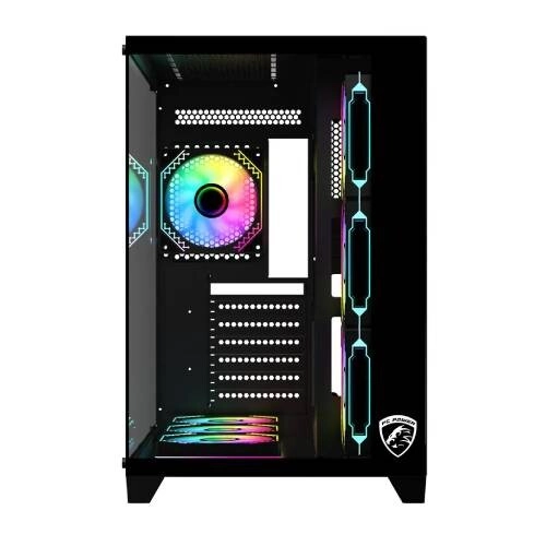 PC Power ICEBERG V3 Black Gaming Casing With 7 FANS - 1