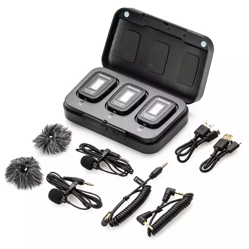 Saramonic Blink 500 Pro B2 2-Person Digital Camera-Mount Wireless Omni Lavalier Microphone System-gallery-2