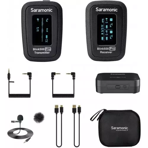 Saramonic Blink 500 Pro B1 Digital Camera-Mount Wireless Omni Lavalier Microphone System-gallery-2