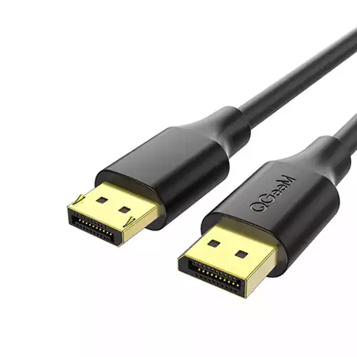 Qgeem QG-HD16-18 DisplayPort Male to Male Black Cable