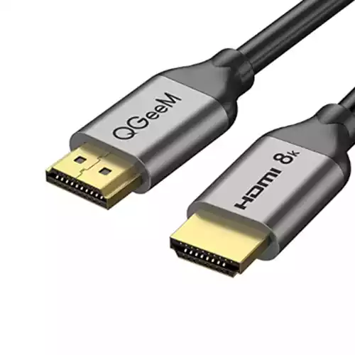 Qgeem QG-AV17-18 HDMI Male to Male 1.8 Meter Black HDMI Cable