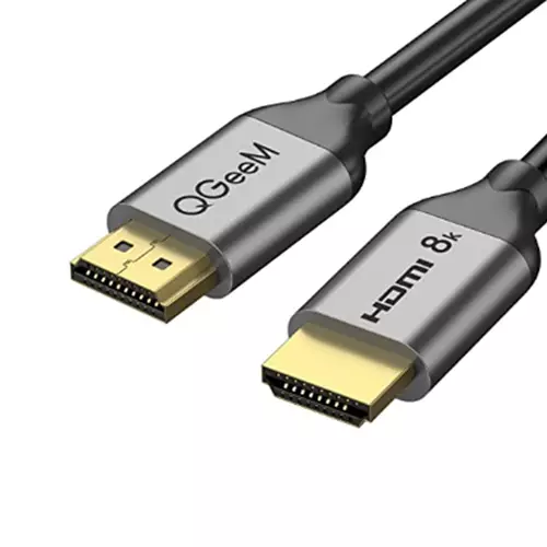 Qgeem QG-AV17-18 HDMI Male to Male 1.8 Meter Black HDMI Cable
