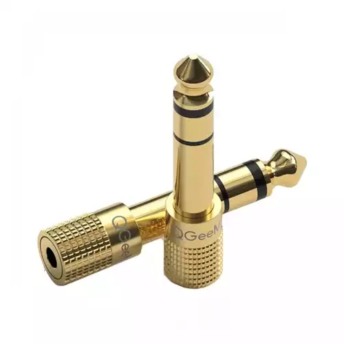 Qgeem QG-AU10 6.35mm Male to 3.5mm Female Audio Converter