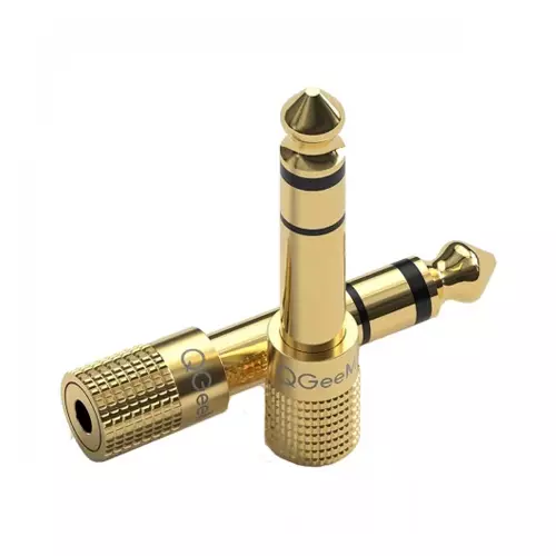 Qgeem QG-AU10 6.35mm Male to 3.5mm Female Audio Converter