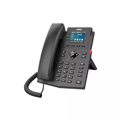 Fanvil X303G 4-SIP PoE Gigabit IP Phone With Adapter-gallery-1