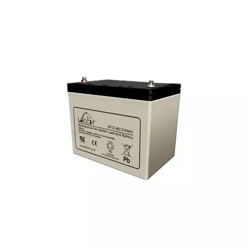 Leoch LP12-40 (12V 40Ah) Sealed Lead Acid Battery