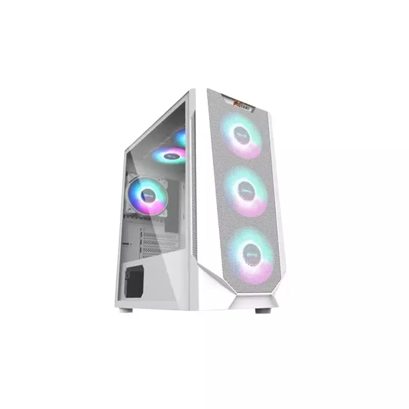 PC POWER PANZER PG300 Mesh ATX Gaming Case White
