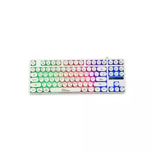 PC POWER K87 Retro Punk Suspension Keyboard - 1