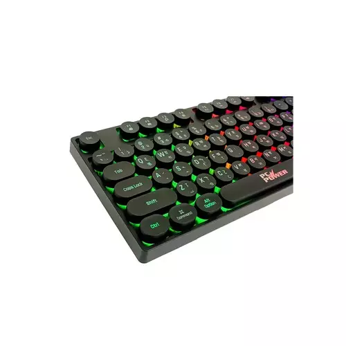 PC POWER K87 Retro Punk Suspension Keyboard - 2
