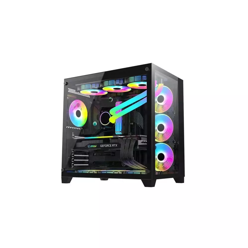PC POWER ICEBERG V2 ATX Gaming Case (PP-H40-BK)