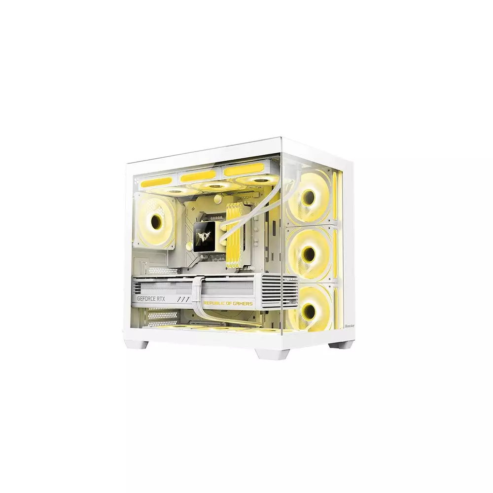 PC POWER ICEBERG V2 ATX Gaming Case (PP-H40-WH)
