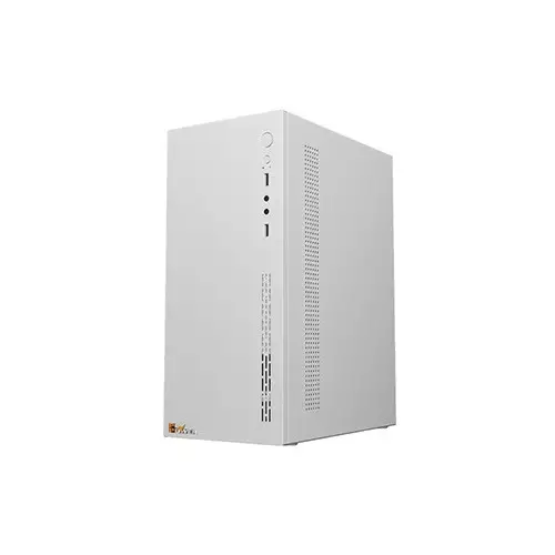 PC Power Pro Box V7 WH MATX Desktop Case - 1