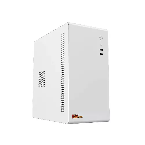 PC Power PC401 WH mini ATX Desktop Casing with PSU