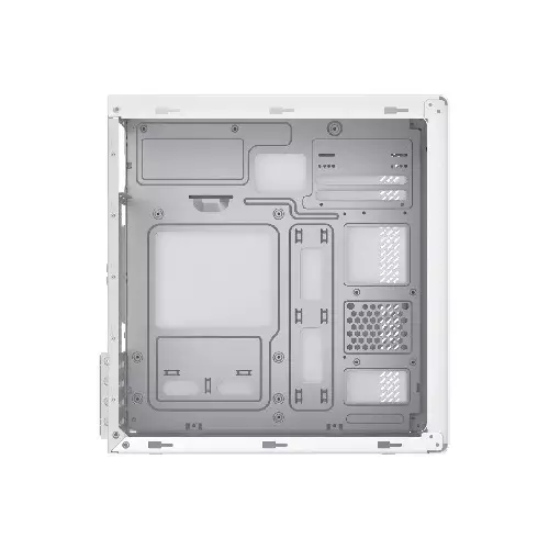 PC Power PC401 WH mini ATX Desktop Casing with PSU-3