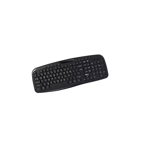 PC Power 403 Office 104 Key USB Keyboard Black