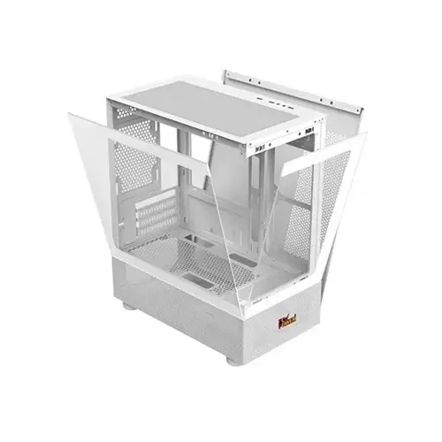 PC Power Sea View Infinity PG-H30 WH M-ATX Desktop Gaming Case - 3