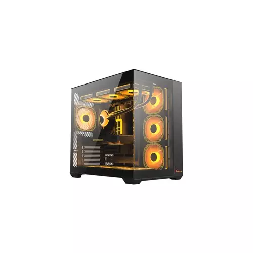 PC Power ICEBERG STEALTH PP-GS605 BK ATX Desktop Gaming Case