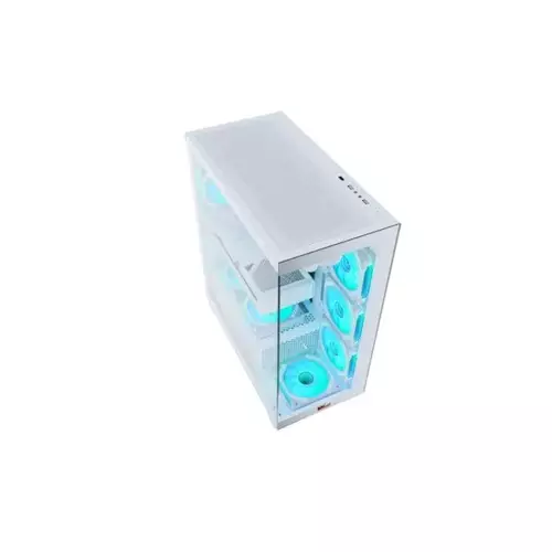 PC Power ICE TOWER ELITE PP-GS500  ATX Desktop Gaming Case (White)-gallery-2