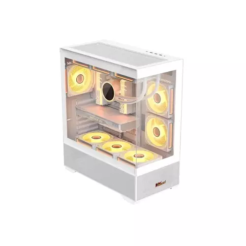 PC Power ICE TOWER PP-GS400 Gaming Desktop Case White-gallery-1