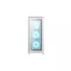 PC Power PP-GS2404V3 Crystal Glass V3 ATX Desktop Gaming Case (White)-2