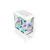 PC Power River View M-ATX Gaming Case (White)-1