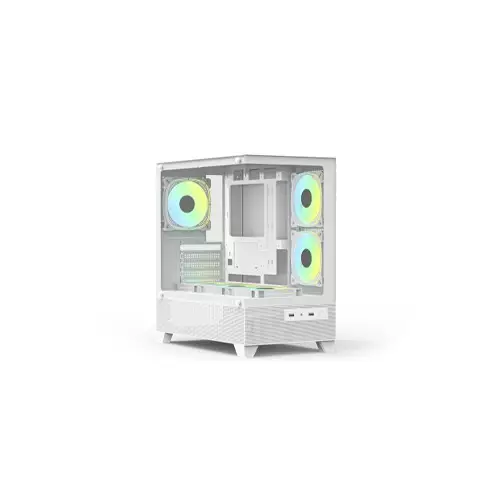 PC Power Sea View V2 PG-H35 WH ATX Desktop Gaming Case