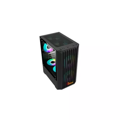 PC Power Breeze Mesh Gaming Case (Black) - 1